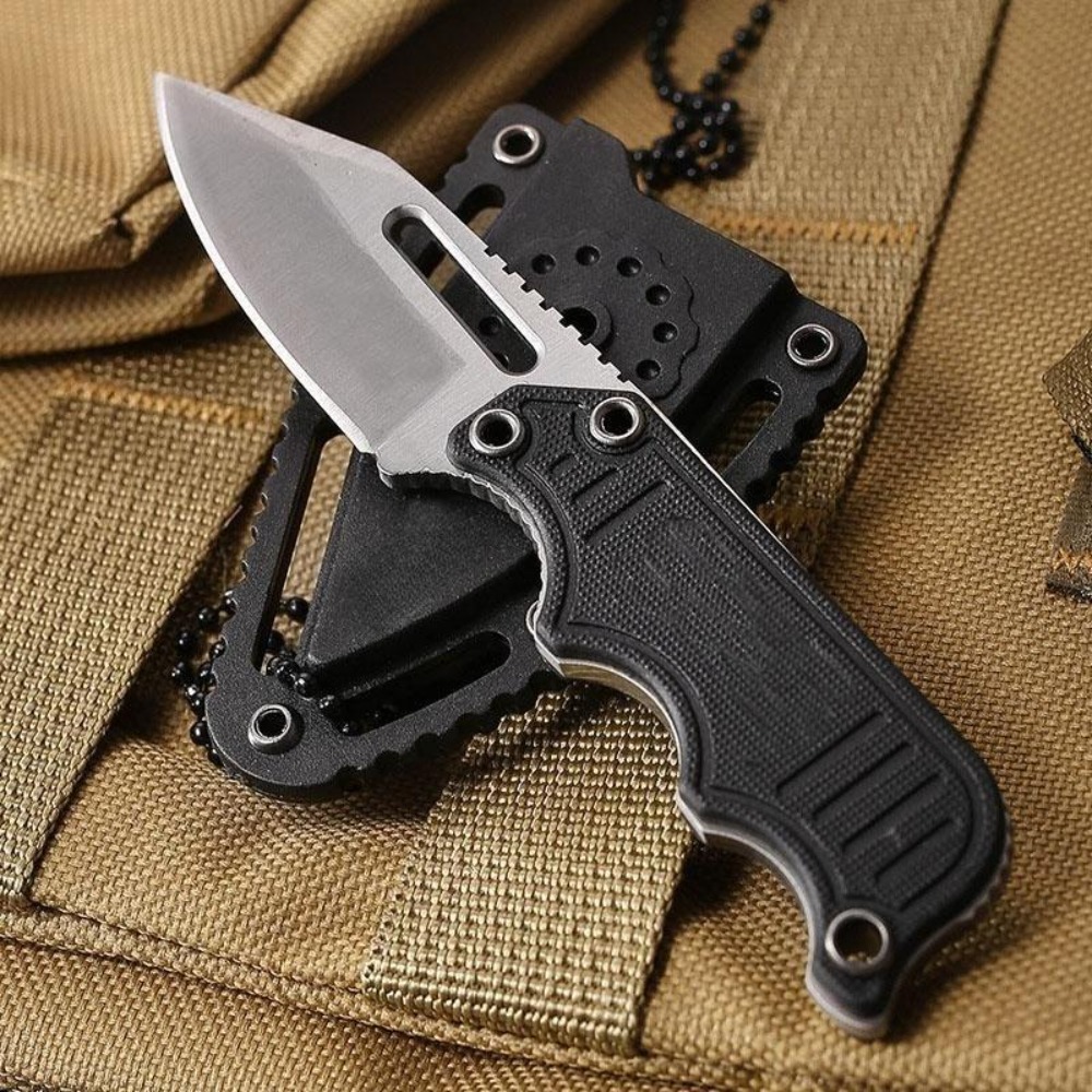 Everyday Carry (Edc) Knife - Faca de Pescoço Portátil com Bainha