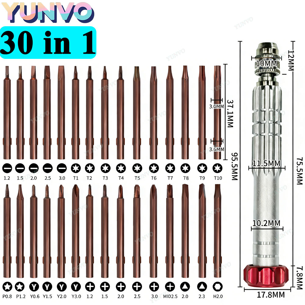 Micro Screwdriver Kit - Conjunto de Chaves de Precisão Magnéticas