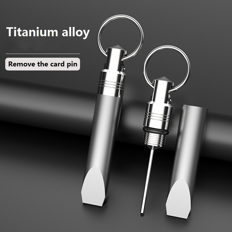 Titanium Pry Bar - Liga de titânio multifuncional remover o