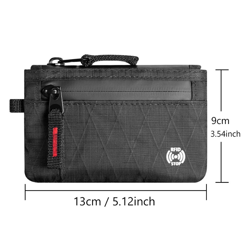 Edc Carry Coins - Carteira EDC Ultra-Fina Anti-Furto RFID, Bolsa