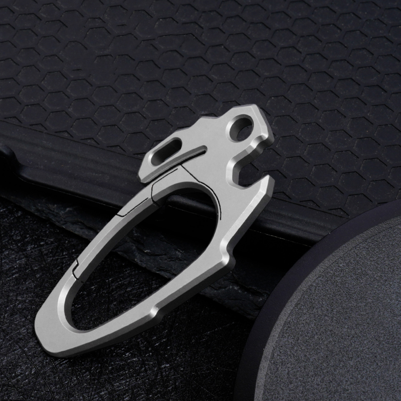 Titanium Pry Bar - Chaveiro multifuncional de liga de titânio