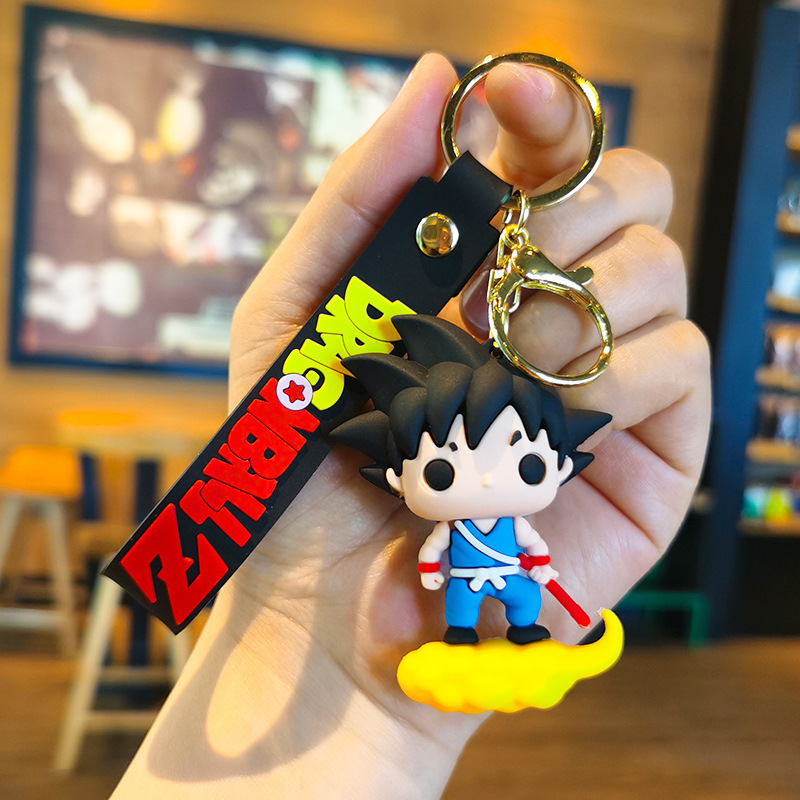 Carabiner Keychain - Chaveiro PVC Ball Z Goku 3D,