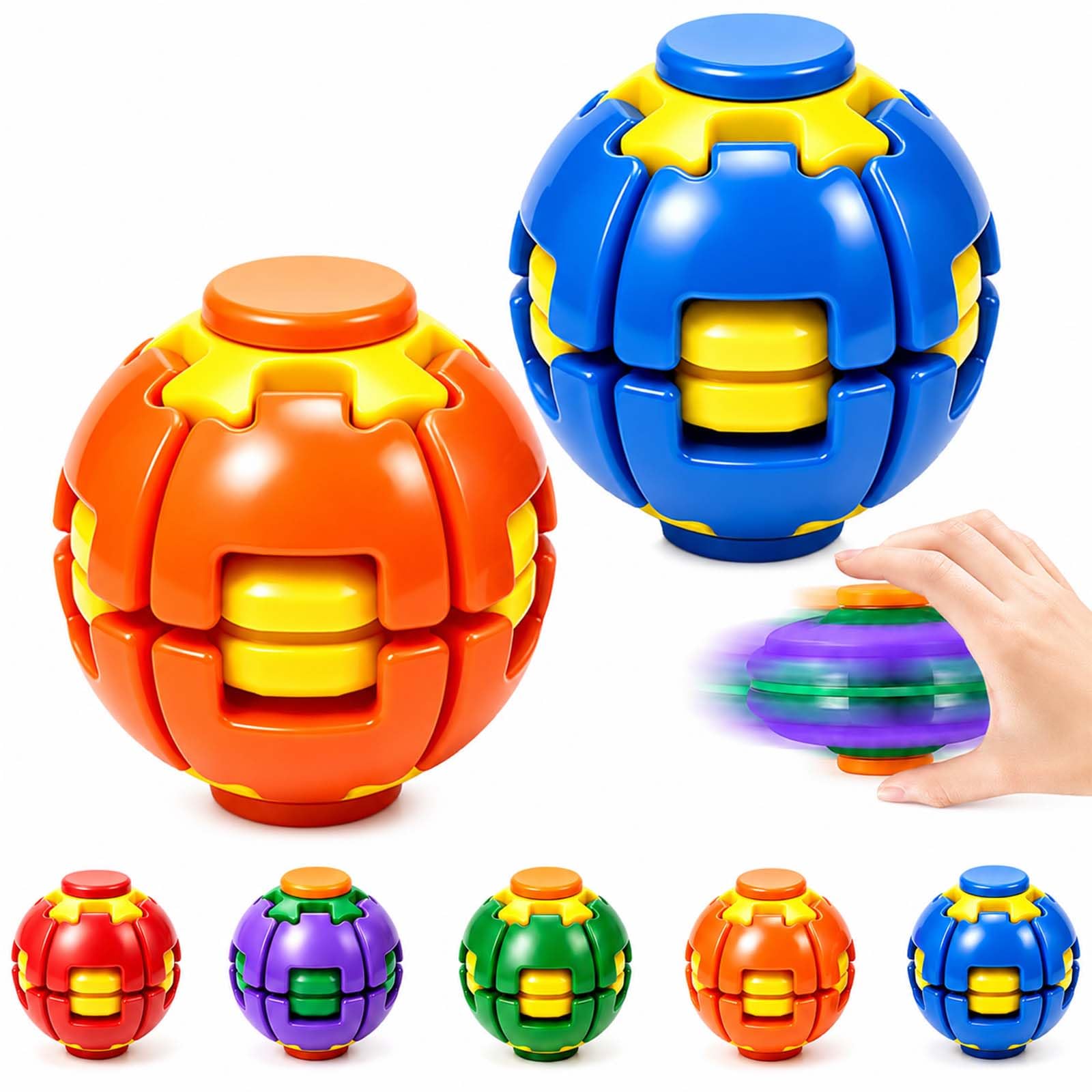 Fidget Spinner Bearing - Fidget Spinner Magic Ball Cube: Brinquedo
