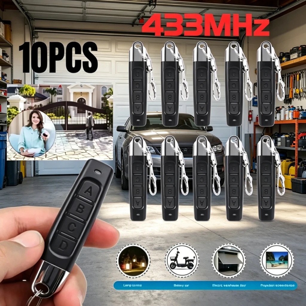 Bottle Opener Keyring - Duplicador de Controle Remoto 433MHz com