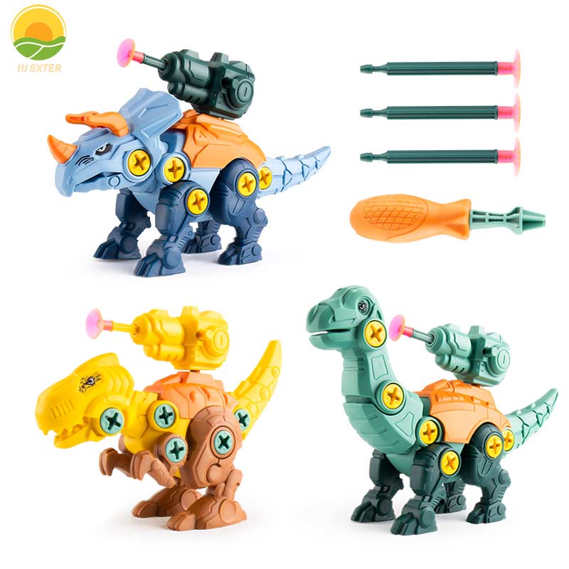 Micro Screwdriver Kit - Crianças dinossauros montar construtor modelo conjunto