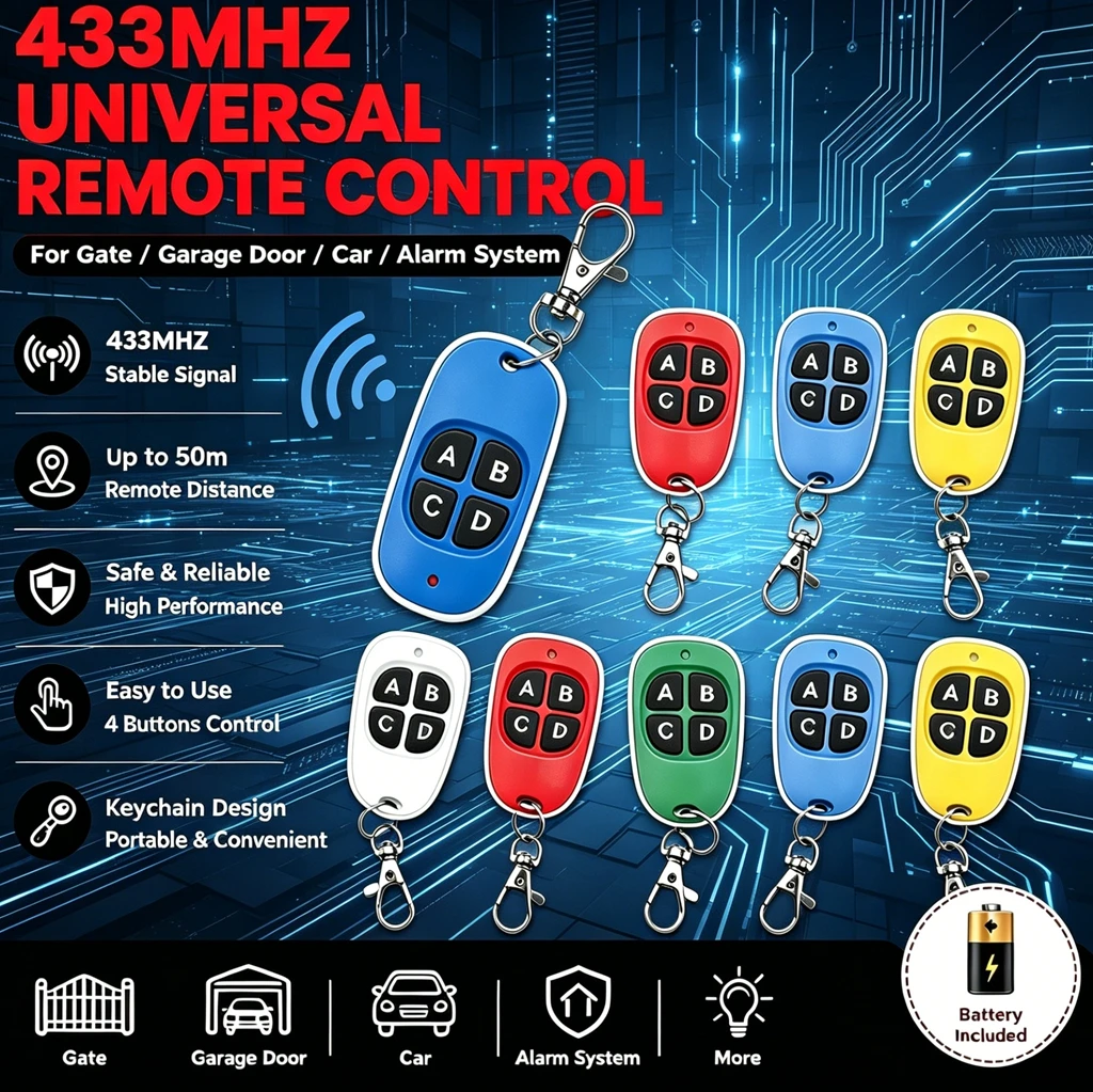 Bottle Opener Keyring - 10PCS Controle Remoto Sem Fio RF