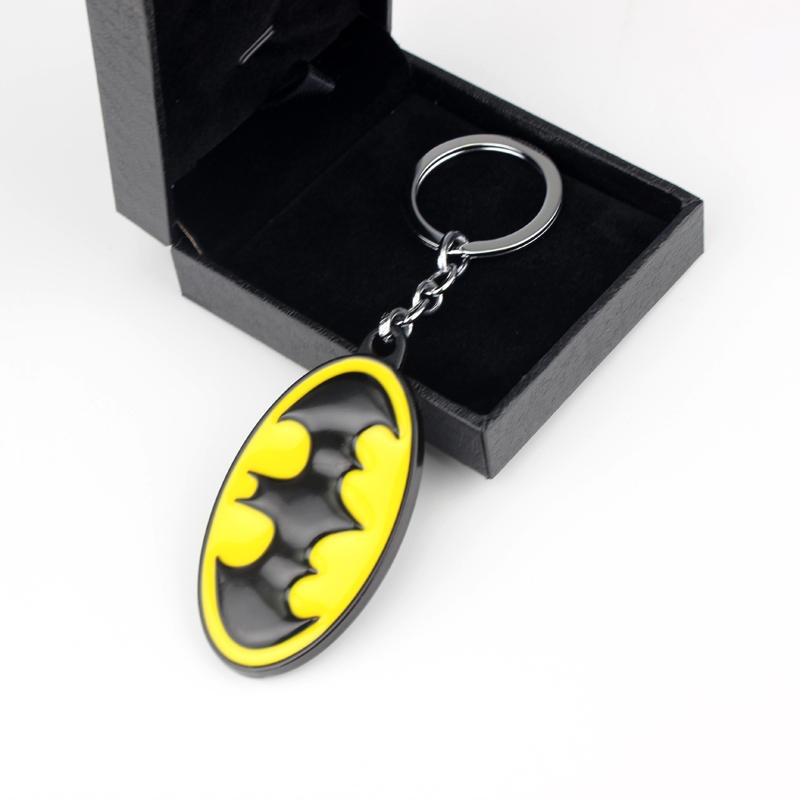 Chaveiro de metal oval preto e - Carabiner Keychain avaliação e preço