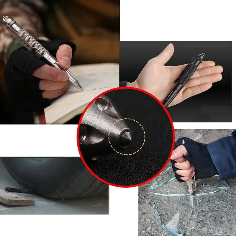 Caneta tática militar de metal - Pen Tactical Glass avaliação e preço