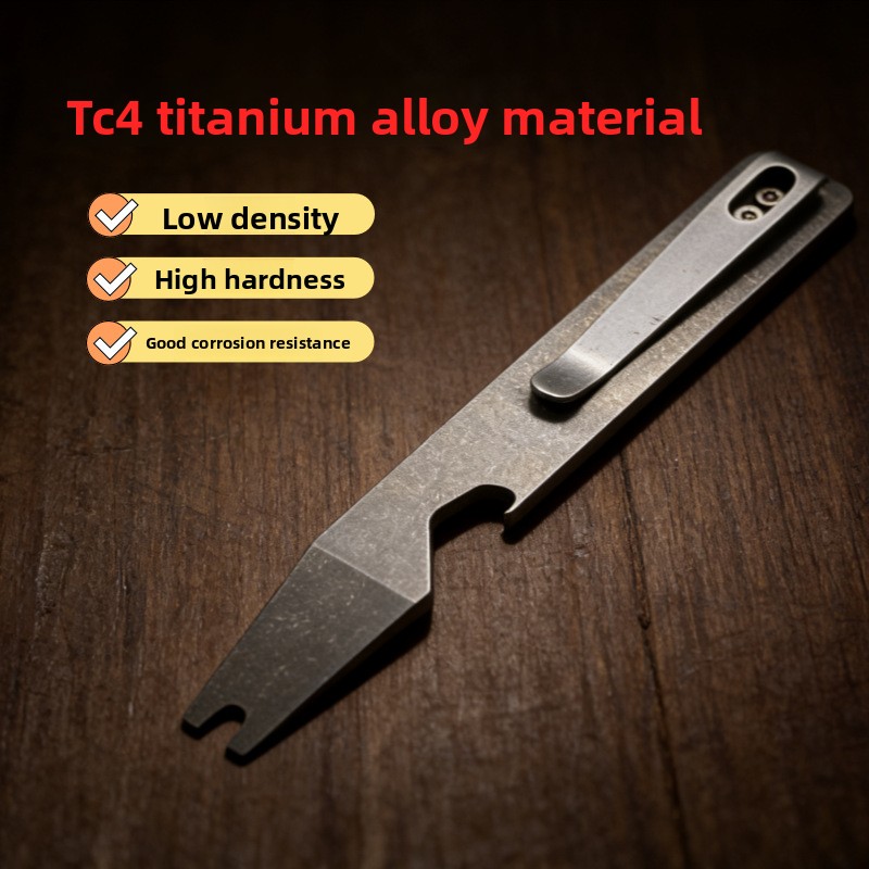 Ferramenta Multifuncional EDC  - Titanium Pry Bar avaliação e preço