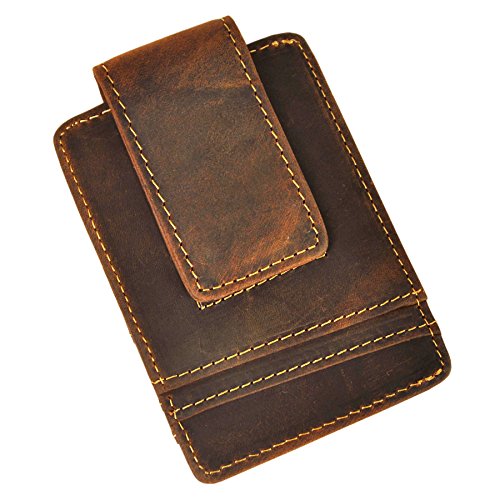 Carteira magnética de couro re - Money Clip Magnetic avaliação e preço