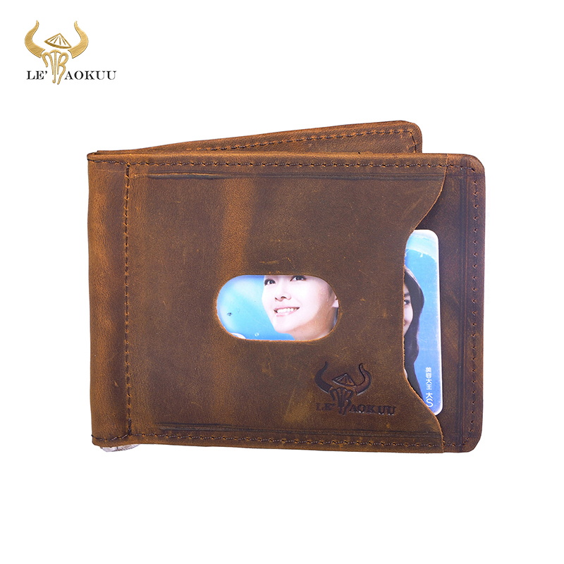 Qualidade de couro dos homens  - Money Clip Magnetic avaliação e preço