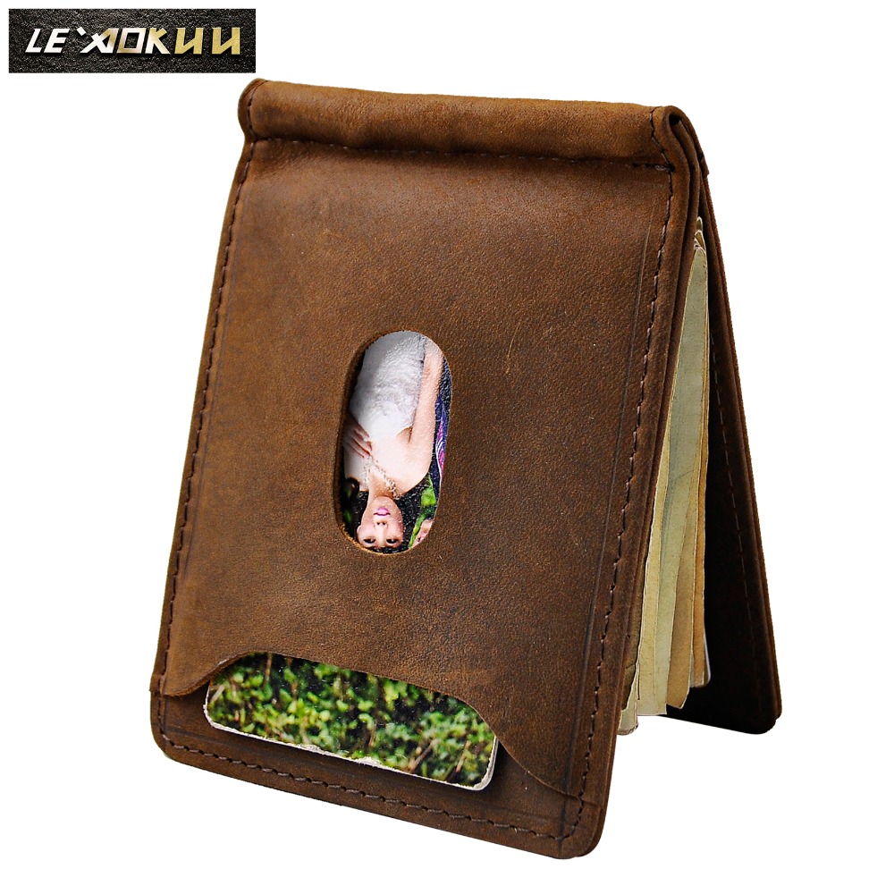 Qualidade de couro dos homens  - Money Clip Magnetic avaliação e preço