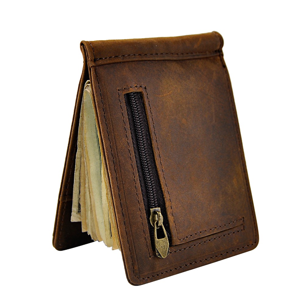 Qualidade de couro dos homens  - Money Clip Magnetic avaliação e preço