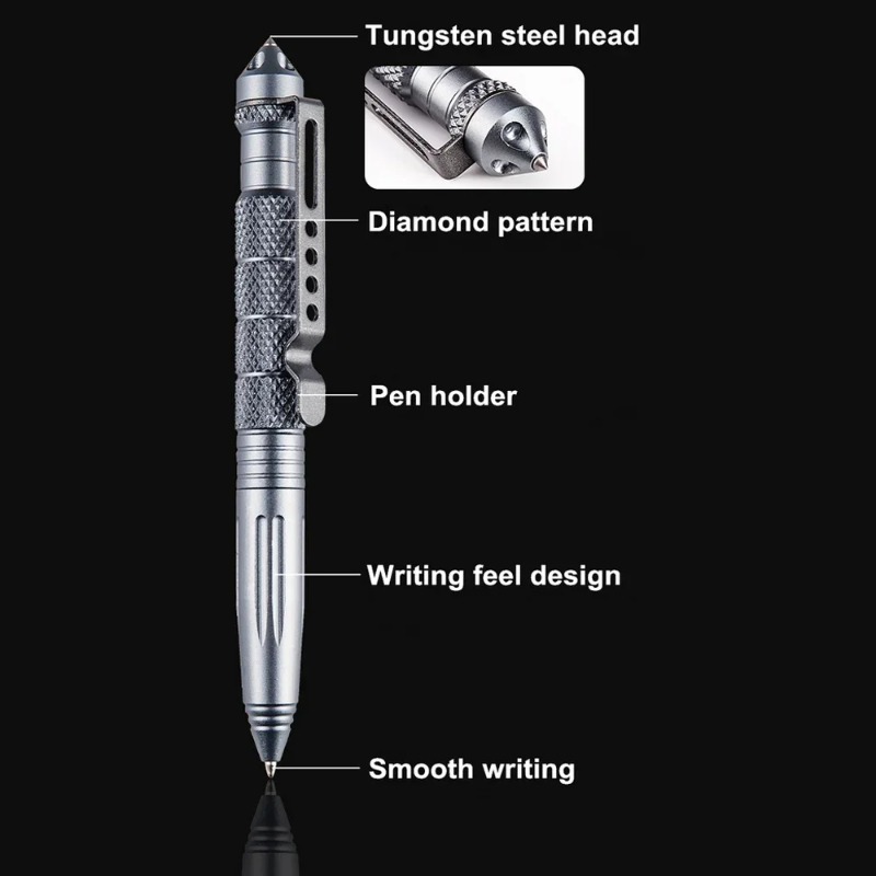Caneta tática militar multifun - Pen Tactical Glass avaliação e preço
