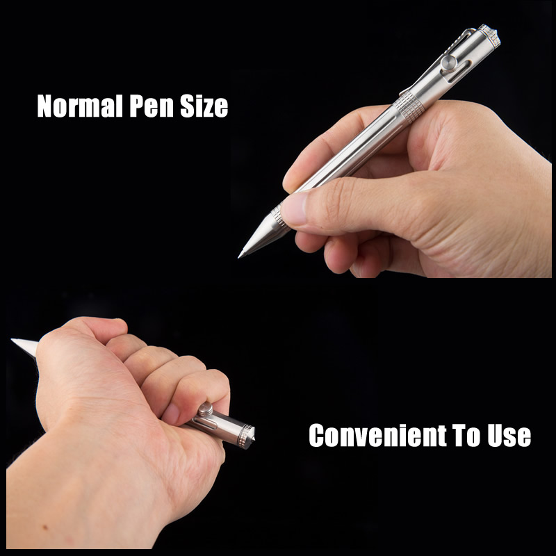Nova auto defesa de aço inoxid - Pen Tactical Glass avaliação e preço