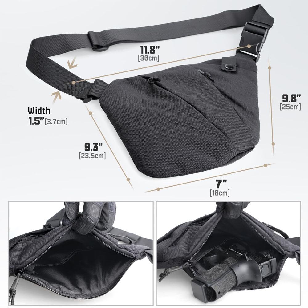 Bolsa de transporte tática esc - Edc Carry Handgun avaliação e preço