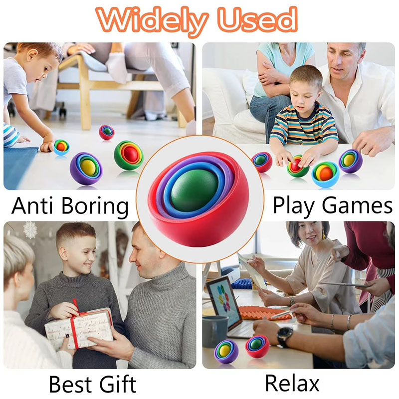 Bola de rotação 3d fidget giro - Fidget Spinner Bearing avaliação e preço