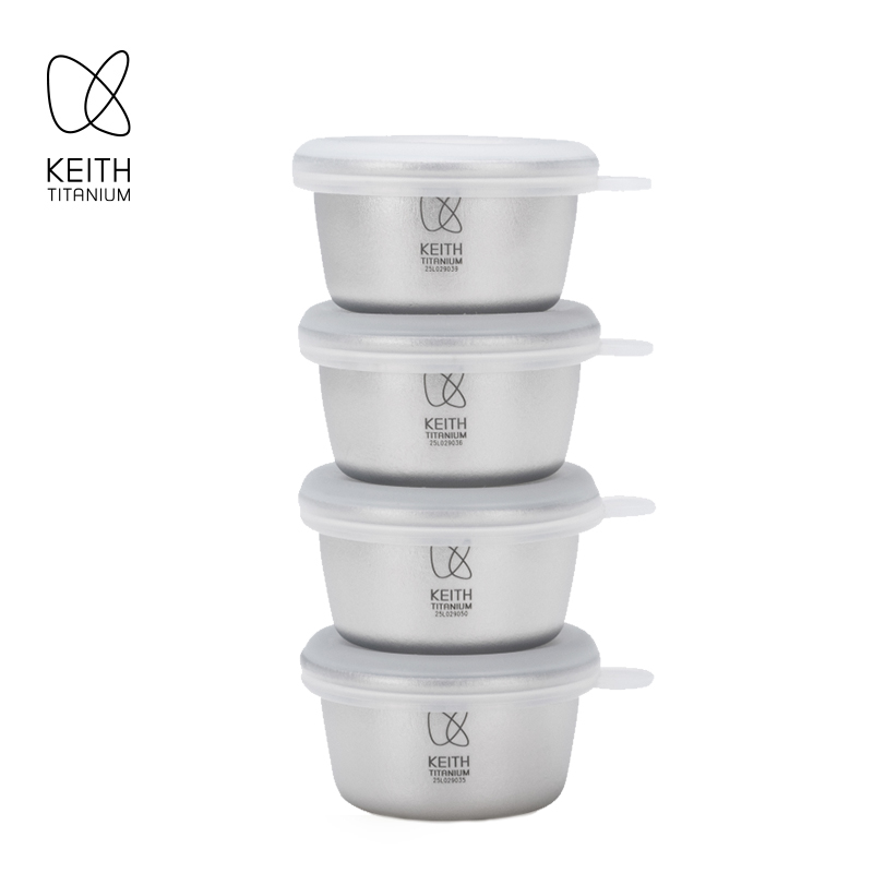 KEITH 4 Peças Mini Recipiente  - Edc Carry Pocket Pouch avaliação e preço