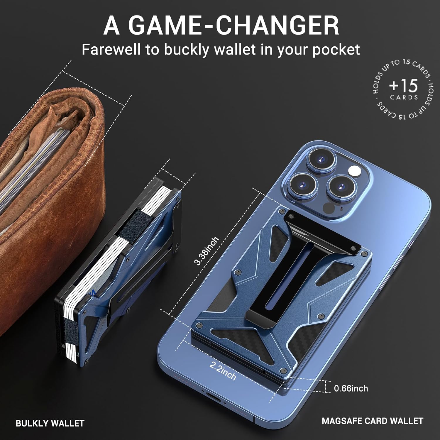 Carteira MagSafe com clipe par - Money Clip Magnetic avaliação e preço