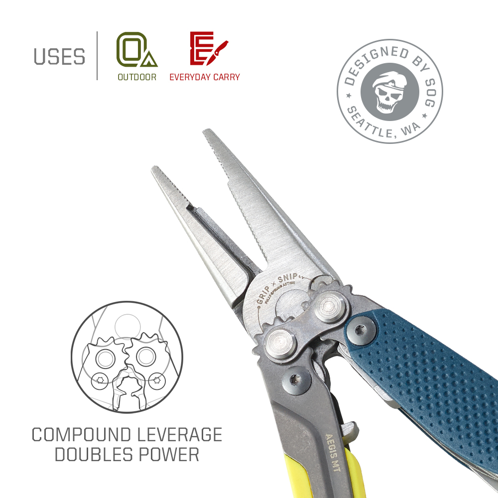 SOG 5 em 1 Aegis MT Mini Alica - Edc Carry Pliers avaliação e preço