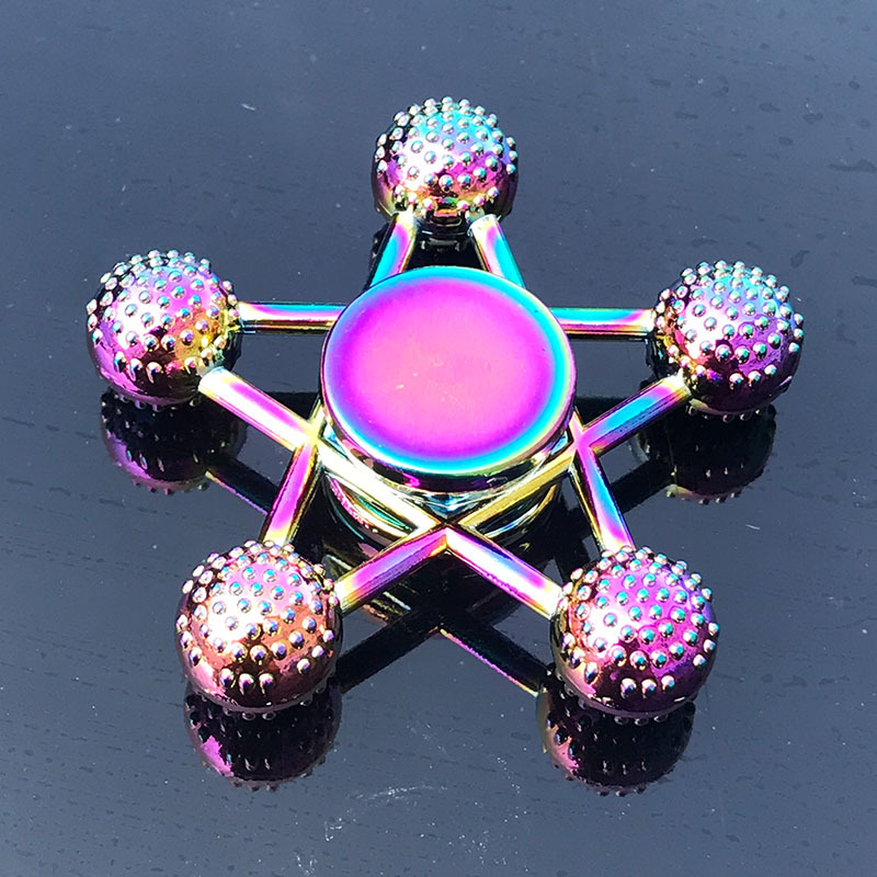 Arco-íris fidget metal spinner - Fidget Spinner Bearing avaliação e preço