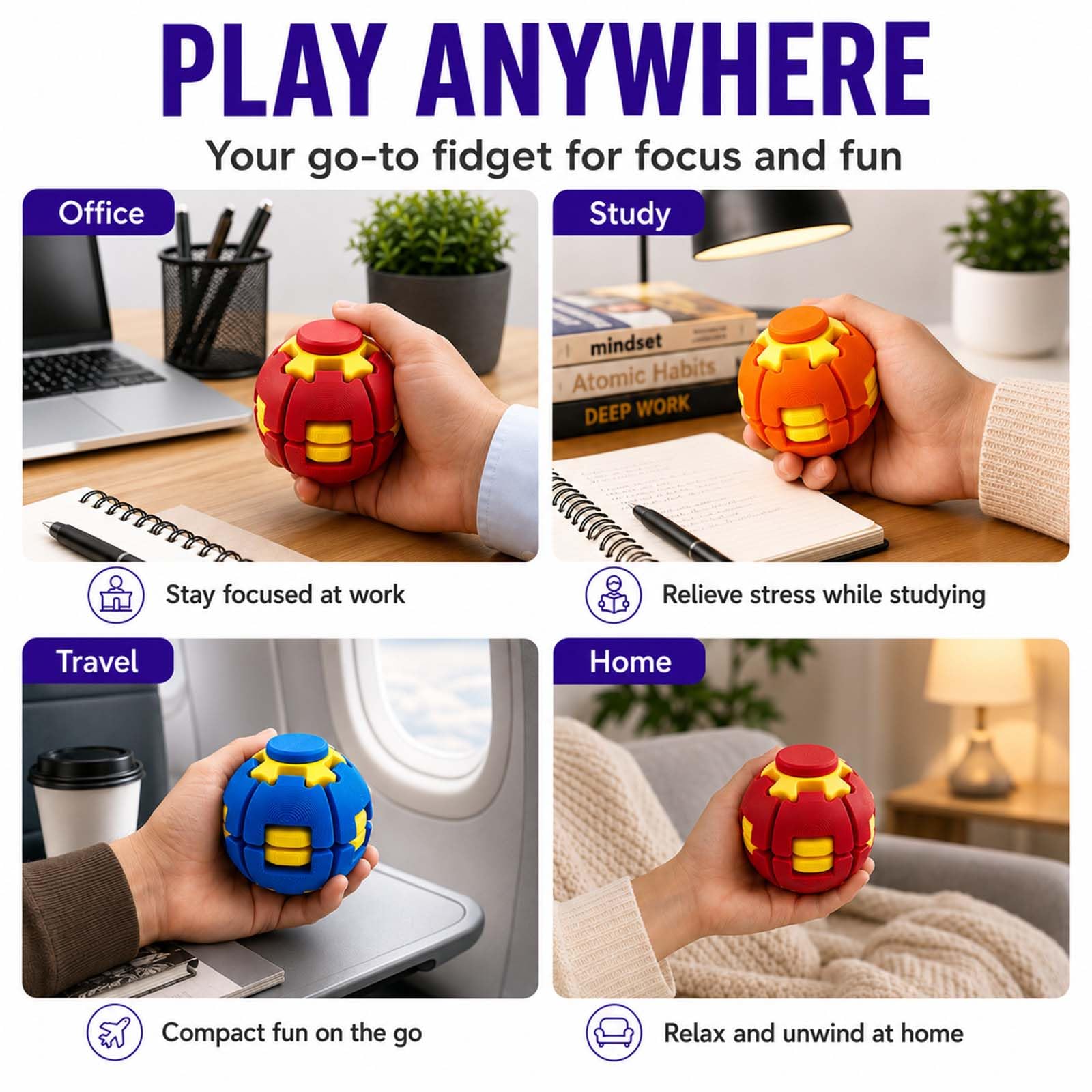 Fidget Spinner Magic Ball Cube - Fidget Spinner Bearing avaliação e preço