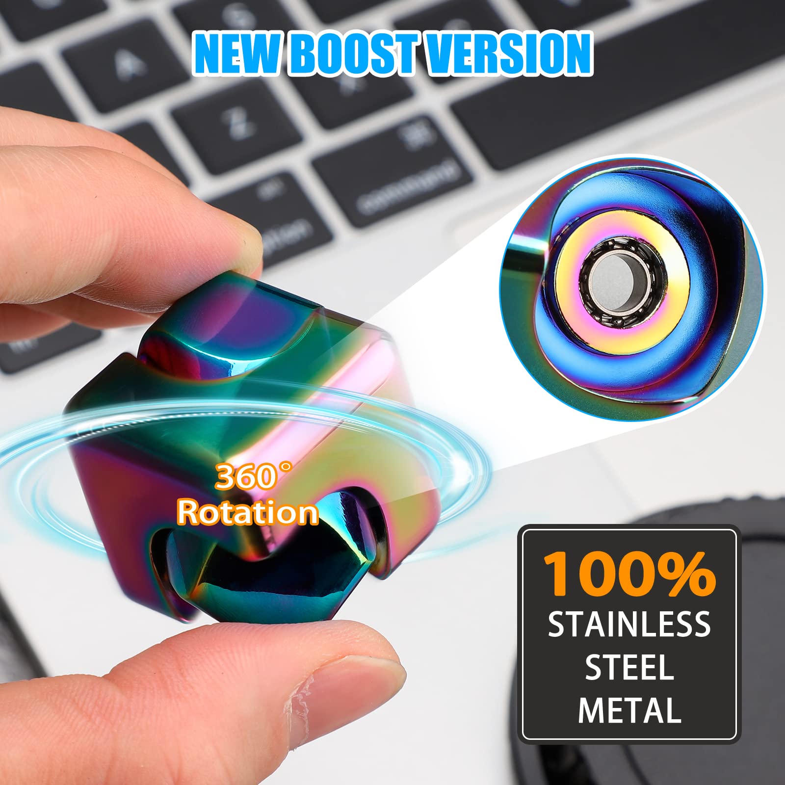 Cubo de metal giratório ponta  - Fidget Spinner Bearing avaliação e preço