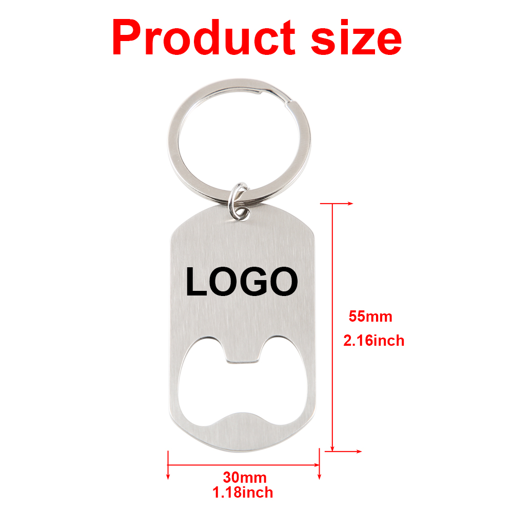 Chaveiro de aço inoxidável com - Bottle Opener Keyring avaliação e preço