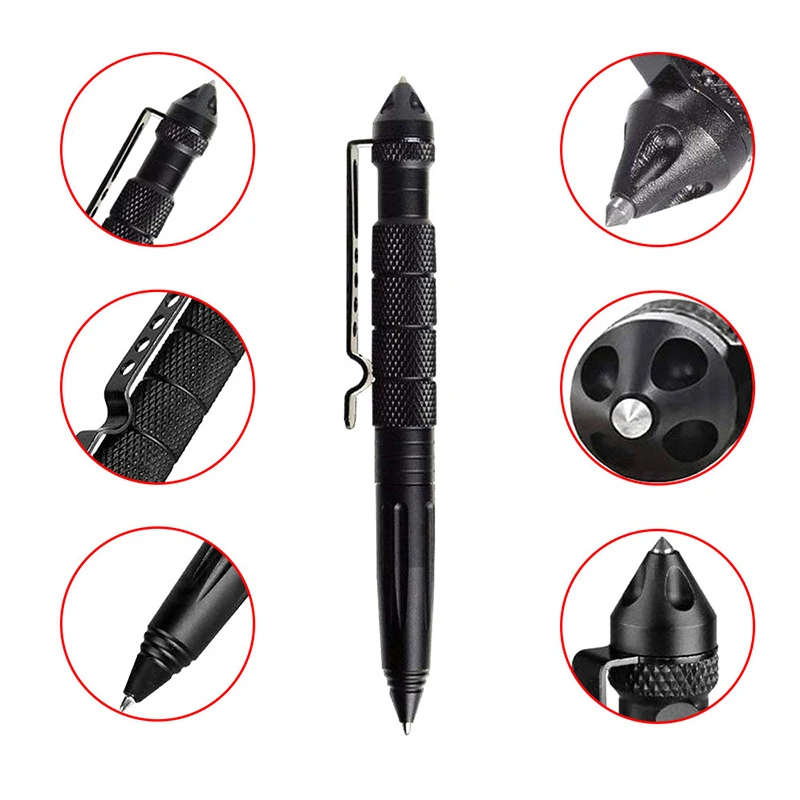 Caneta tática de metal multifu - Pen Tactical Glass avaliação e preço