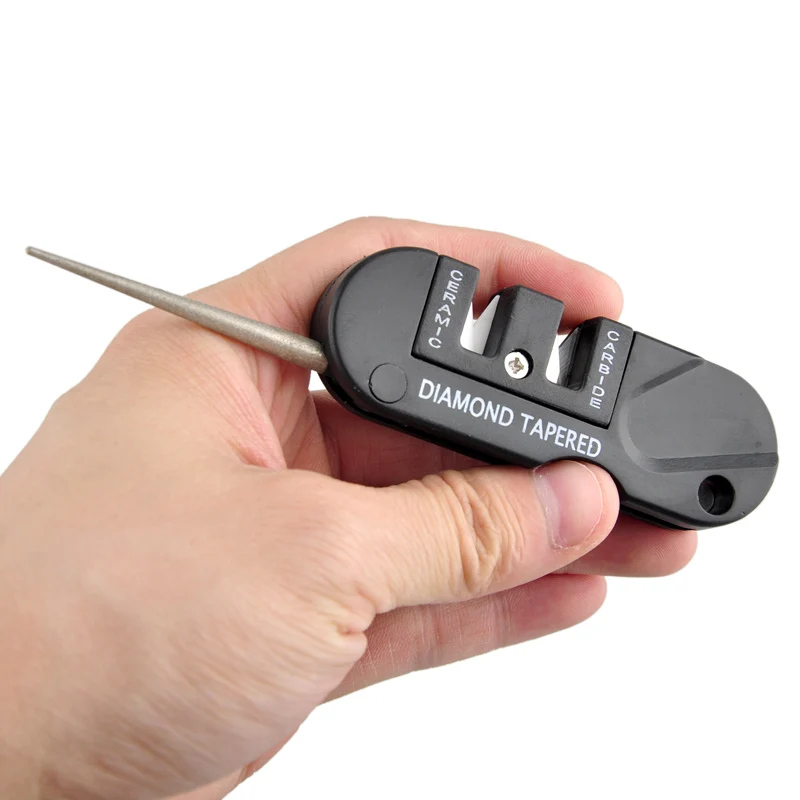 Afiador de Facas Portátil 4 em - Pocket Knife Ceramic avaliação e preço