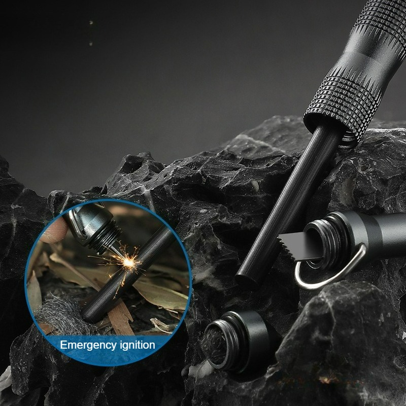 Apito de sobrevivência multifu - Ferro Rod Striker avaliação e preço